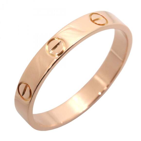 CRB4218000 - LOVE ring, SM - Yellow gold, diamonds - Cartier CARTIER 18k Gold Love Ring